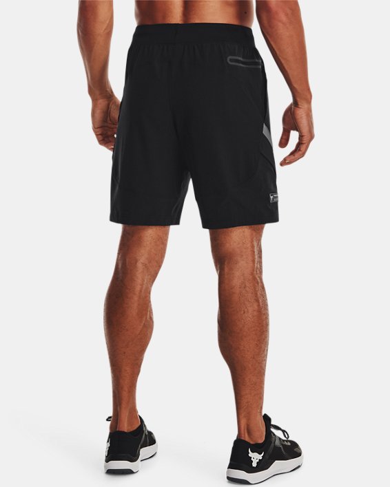 Men's Project Rock Unstoppable Shorts in Black image number 1
